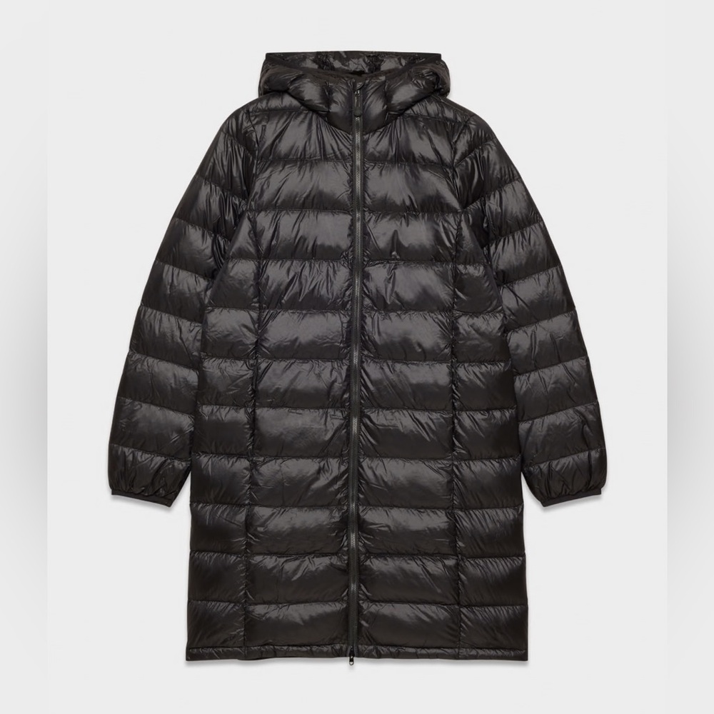 Aritzia Little Puff Long Coat